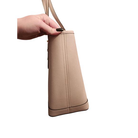 Michael Kors Jet Set Shoulder Tote Bag Purse Pink Large - Picture 3 of 11